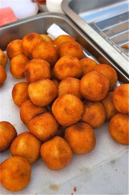 fei ma fried sweet potato balls